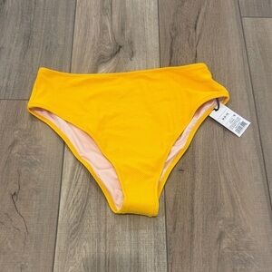 Shade & Shore Vibrant Yellow Bikini Bottom
